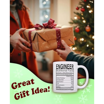 Funny Engineer Nutritional Facts Coffee Mug for Gifting