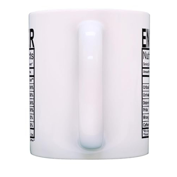 Funny Engineer Nutritional Facts Coffee Mug for Gifting