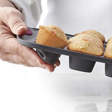 Trudeau Silicone Muffin Pan 24 Cup Non-Stick Confetti