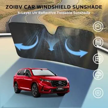 ZOIBV Honda CR-V Sun Shade - Perfect Fit & UV Shielding