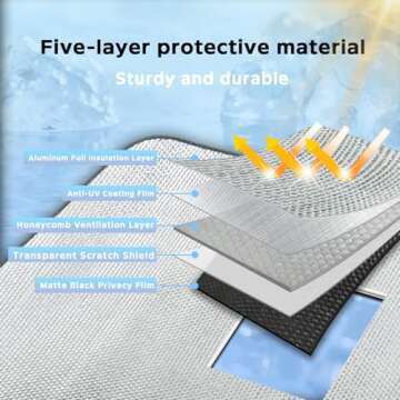 ZOIBV Honda CR-V Sun Shade - Perfect Fit & UV Shielding