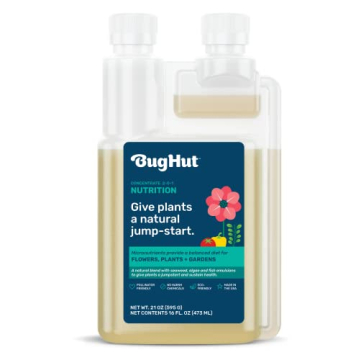 BugHut Nutrition Natural Fish Fertilizer - Organic Plant Food with Seaweed for Healthy Plants