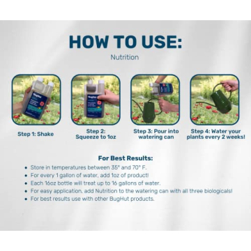 BugHut Organic Plant Food - Natural Fish Fertilizer 16 fl oz