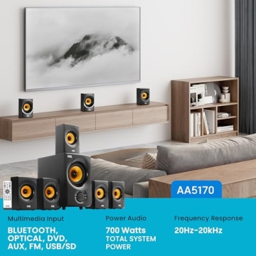 Acoustic Audio AA5170 Home Theater Speaker System