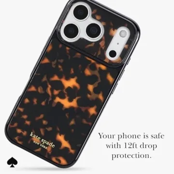 Kate Spade iPhone 17 Pro Case - Eco-Friendly Tortoise Design