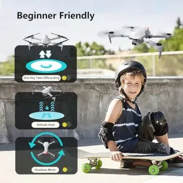 DRONEEYE F10: 1080P HD Foldable Drone for All Ages
