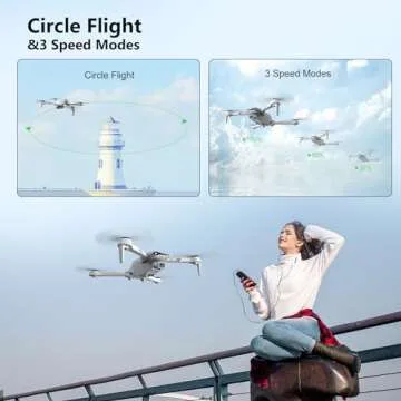 DRONEEYE F10: 1080P HD Foldable Drone for All Ages