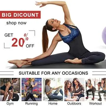 Gotoly Quick Weight Loss, Adjustable Straps Body Shaper Waist Cincher Tank Top Black