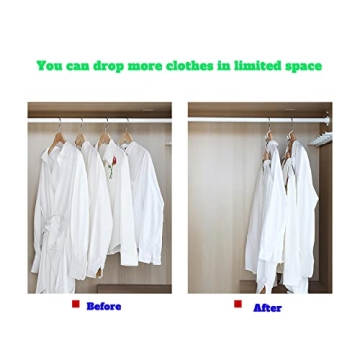 uccm Clothes Hanger Connector Hooks 50PCS Space Saver