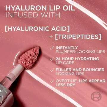 L'Oreal Plump Ambition Hyaluron Lip Oil for 24HR Hydration