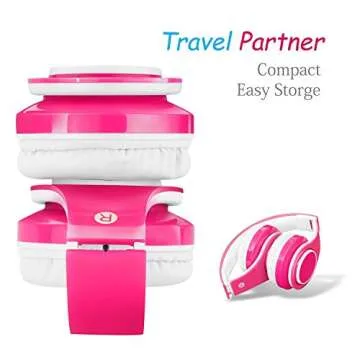 Kids Bluetooth Headphones with Volume Limit for Safe Listening