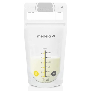Medela Breastmilk Storage Bags, 200 Count for Easy Breastfeeding