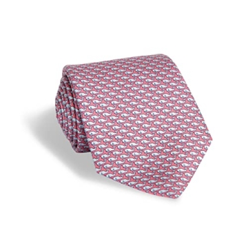 Vineyard Vines Men's Whale Tie - Luxurious Pink Silk Neckwear for Every Occasion