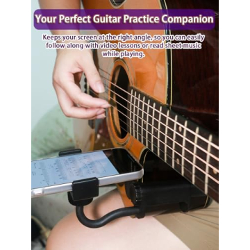 Rubierine Guitar Phone Holder for Easy Music Practice