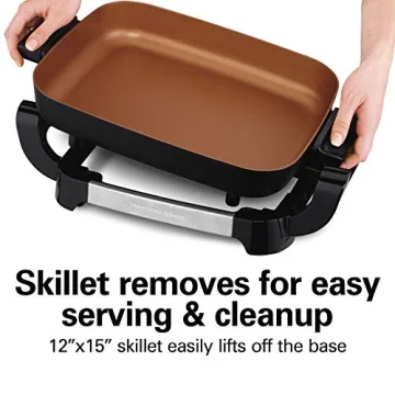 Hamilton Beach Electric Skillet with Removable 12x15 Pan
