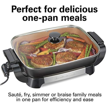 Hamilton Beach Electric Skillet with Removable 12x15 Pan