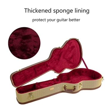 Crossrock Hard-Shell Guitar Case for Acoustic Guitars - Stylish Protection