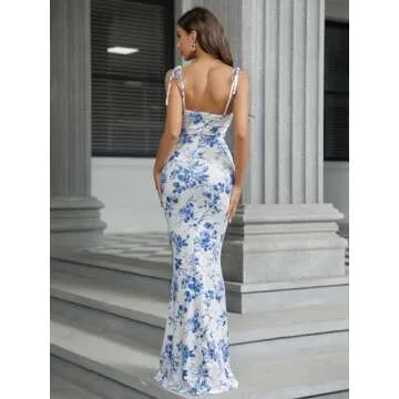 Shop KUTUMAI Summer Floral Bodycon Maxi Dress Online