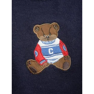 CIDER Women's Cropped Bear Graphic Sweater for Fall