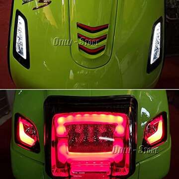 New Motorcycles GTS150 GTS250 GTS300 LED Rear and Front Turn Signal Light For Vespa GTS 150 300 GTV ...