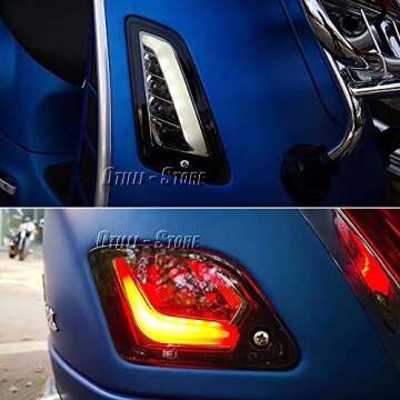 New Motorcycles GTS150 GTS250 GTS300 LED Rear and Front Turn Signal Light For Vespa GTS 150 300 GTV 250 GTV300 Tail Light (Front and Rear)