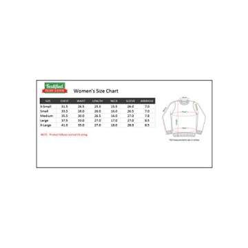 Festified Women's Elf Holiday Narwhal Ugly Christmas Sweater in Blue (Medium)