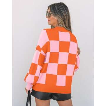 ZESICA Women's Turtleneck Long Sleeve Knit Sweater