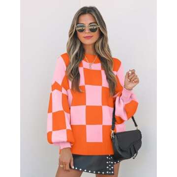 ZESICA Women's Turtleneck Long Sleeve Knit Sweater