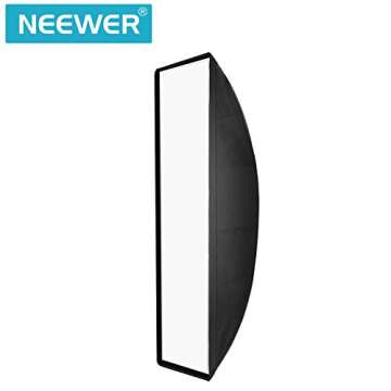 Neewer 14 x 63 inches/35 x 160 Centimeters Rectangular Softbox with Bowens Mount Speedring,Soft Diffuser and Bag for Speedlite Studio Flash Monolight,Portrait and Product Photography