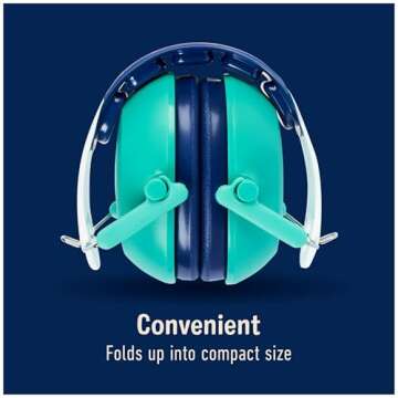 3M Kids Hearing Protection, Hearing Protection for Children with Adjustable Headband, 22dB Noise Reduction Rating, Studying, Quiet, Concerts, Events, Fireworks, For Indoor and Outdoor Use, Green