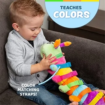 Buckle Toys Bentley Caterpillar Fine Motor Skill Development