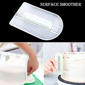 11 Pieces Fondant Cake Decorating Tool Double Head Gum Paste Modeling Tool Fondant Smoother Rolling Pin Decoration Brushes