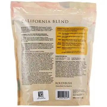 Roudybush California Blend Bird Food 44-Ounce - Optimal Nutrition for Birds