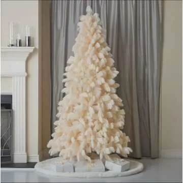Elevate Your Holidays with Seasonal LLC Pampas Christmas Tree - 7.5FT Ivory Elegance