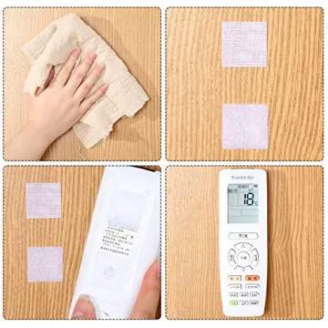 WILLBOND 400 Pcs (200 Pairs) Self Adhesive Dots 1 Inch Sticky Square Dots Waterproof Adhesive Nylon Glue Tapes for Office, School, Classroom, Home