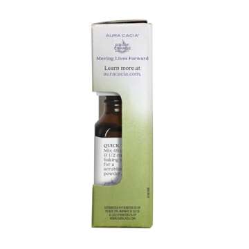Aura Cacia 100% Pure Tea Tree Essential Oil, 100% Pure Therapeutic Grade, 15 ml in Box, Melaleuca alternifolia
