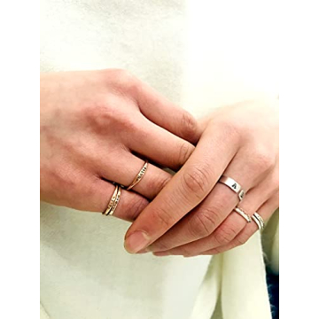 Personalized Teeny Tiny Sterling Silver Stacking Ring