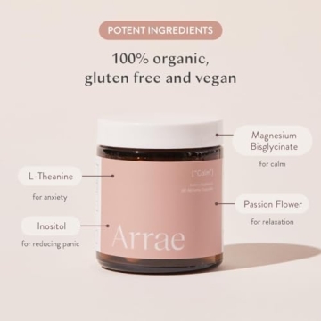 Arrae Calm - 60 Vegan Capsules for Stress Relief & Relaxation