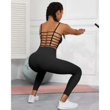 Stylish Pfreesea Women's Sports Bra Tank Top with Built-in Support