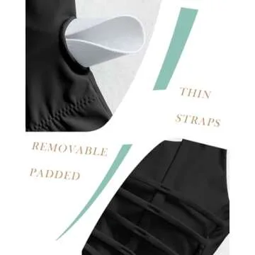 Stylish Pfreesea Women's Sports Bra Tank Top with Built-in Support