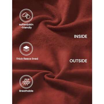 CRZ YOGA Women's Fleece Half Zip Hoodie for Cozy Comfort