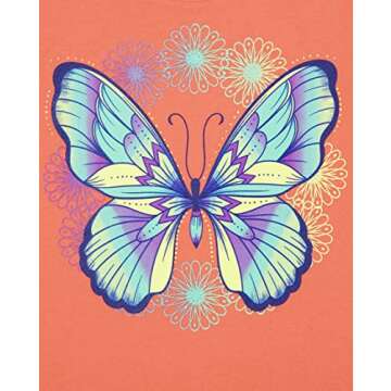 The Children's PlaceThe Children's Place Girls Short Sleeve Graphic T- Shirt 4-PackOWL/UNI/Butterfly...
