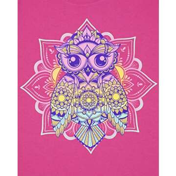 The Children's PlaceThe Children's Place Girls Short Sleeve Graphic T- Shirt 4-PackOWL/UNI/Butterfly/CATLarge (10/12)