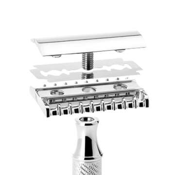 MÜHLE R41 TWIST Safety Shaving Razor - Open Comb Design for Wet Shaving