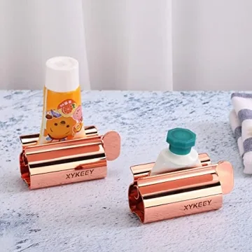 XYKEEY Toothpaste Tube Squeezer Set, Durable & Stylish