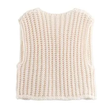 Chic AICHARMWA Women's Button Down Knit Vest