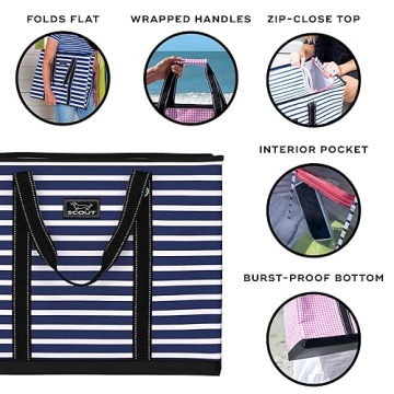 SCOUT 4 Boys Extra Large Waterproof Tote Bag for All Adventures