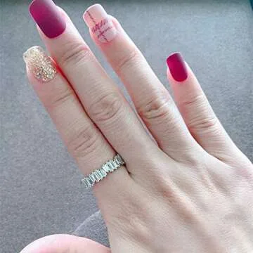 YOGEME Fashion Baguette Thin Band Ring - Stunning Style