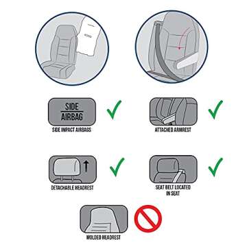 OGLAND 2 Pack Fuzzy Fluffy Fur Sheepskin Car Seat Covers for Auto Soft Cozy Wool Universal Seat Cushion Accessories Automobiles (Black)