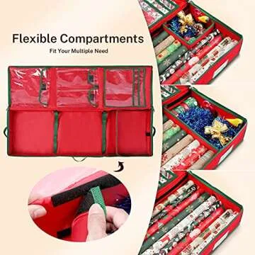 MaidMAX 42" Wrapping Paper Organizer - Durable & Spacious